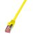 Kabel krosowy LogiLink S/FTP PIMF CAT6 1m żółty (CQ2037S) 66228156