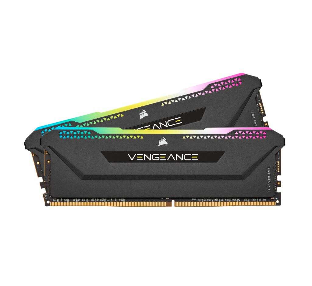 DIMM 32 GB DDR4-3200 (2x 16 GB) Dual-Kit (schwarz, , Vengeance RGB PRO SL, INTEL XMP)