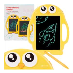 Tabla de desenat electric cu ecran LCD cu design Pinguin M-Toys #galben