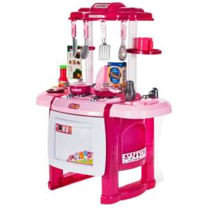 M-Toys műanyag Babakonyha hang- és fényeffekttel + kiegészítők #rózsaszín 31816699 Babakonyha & Játékkonyha