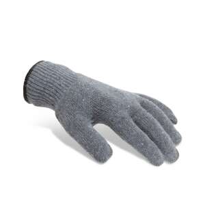 Grey cotton work gloves with black PVC dots, size L - Work gloves