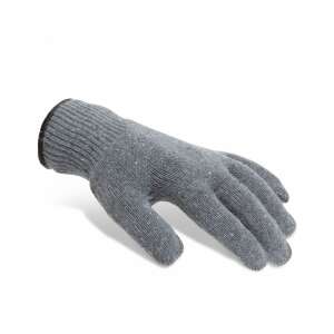 Grey cotton work gloves with PVC dots, size XL - Work gloves