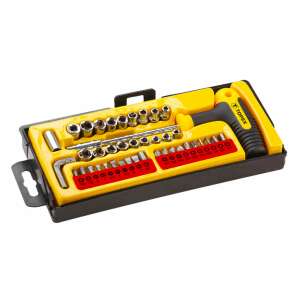 41-częściowy zestaw bitów do wkrętaków i nasadek z uchwytem, marka Topex - Bithead