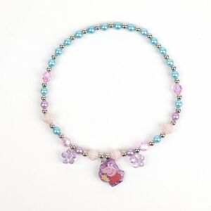 Peppa Pig gyöngyös nyaklánc Peppa medállal - Peppa Pig