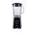 Camry CR 4077 blender, front view, black and silver, 1.5 liter glass jar