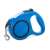 Blue retractable dog leash, 5 meter, 15 kg capacity