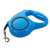Blue retractable dog leash, 5 meter, 15 kg capacity