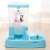 Automatischer Haustierfutterspender mit Futter- und Wasserdispenser, blaue Farbe