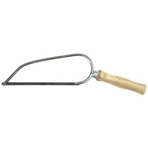 Piła łukowa 150 mm z drewnianym uchwytem - Piła ręczna