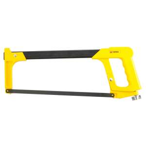 Piła do metalu Topex 300 mm z żółtym uchwytem i czarnym uchwytem - Piła ręczna