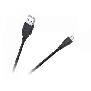 Cabletech Eco-Line 1 Meter USB auf Micro USB Kabel, schwarz - Cabletech