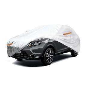 Silver car cover for SUV/VAN, L size, protects against weather and scratches - Tarpaulin