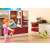 Playmobil City Life Nagy Családi Konyha 9269 játékkészlet, nő figura a hűtőszekrény kinyitásával