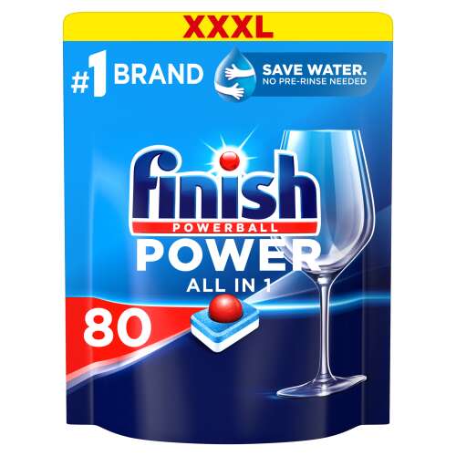 Finish Power All in 1 tablety do umývačky riadu Regular 80 ks