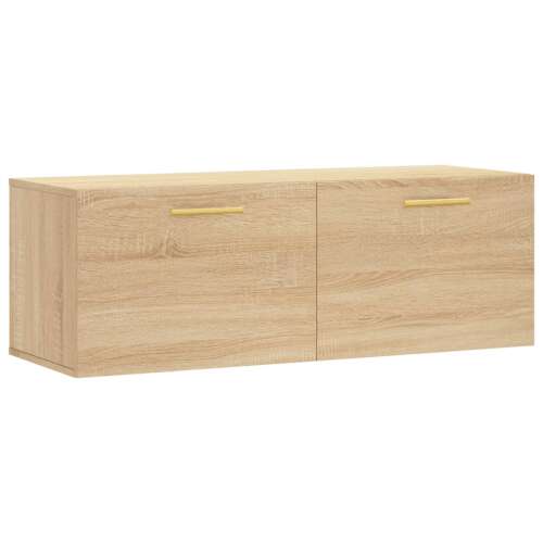 vidaXL Sonoma Eiche Wandschrank 100x36,5x35 cm