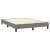 vidaXL sötétszürke szövet ágykeret rácsos alappal