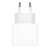 Adaptor de alimentare Apple USB-C de 20 W, alb, priză EU, vedere din spate