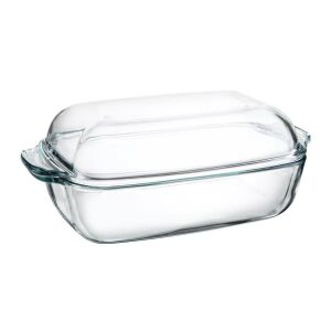 Ambition Excellent 5.3L hőálló üveg sütőtál fedővel - Sütőedény
