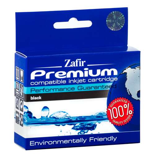Zafir Premium kompatibilis tintapatron fekete, 100% garanciált minőségű, környezetbarát