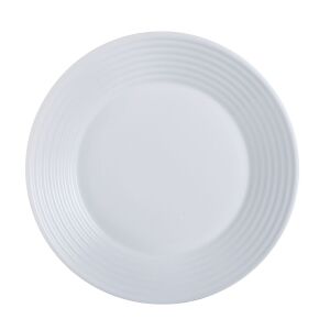 Luminarc Harena mélytányér, 23,6 cm, fehér, edzett üveg - Luminarc
