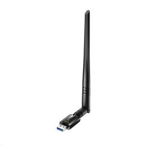 Cudy AC1300 nagy nyereségű USB Wi-Fi adapter, fekete, antennával - Cudy