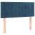 Sötétkék bársony fejtámla ágykerethez, 100x200 cm