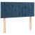 Sötétkék bársony fejtámla ágykerethez, 100x200 cm