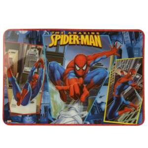 The Amazing Spider-Man kids placemat, 42x28 cm, red and blue, with Spider-Man images - Children's cutlery