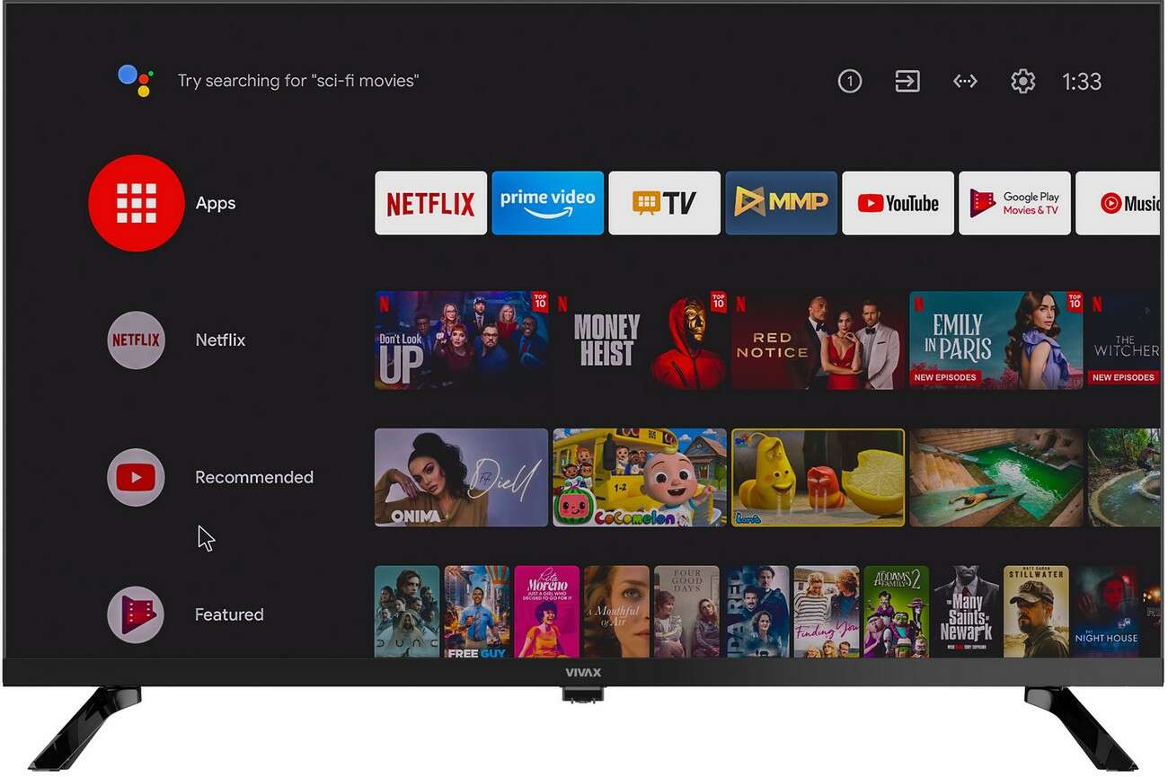 VIVAX 32LE20K 32" HD Ready Android Smart LED Televízió