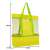 Malatec Kühltasche mit Mesh-Vorderseite, gelb und grün, mit Abmessungen