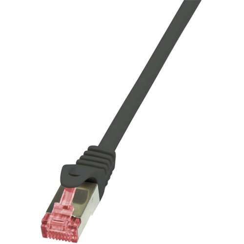 LogiLink CAT6 S/FTP Patch Cable, 1m, black