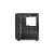 Endorfy Arx 500 Air Midi PC Case, black, side view, showing the back panel
