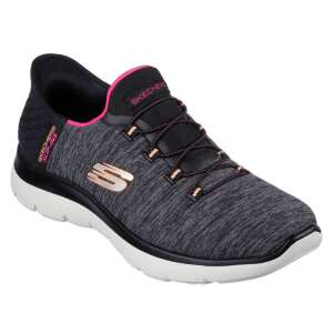 Skechers Slip-Ins: Summits - Dazzling Haze női félcipő - fekete, multicolor 66675762 Női utcai cipők