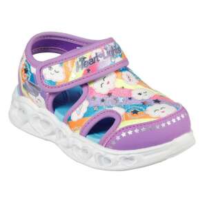 Skechers Heart Lights Sandal - Cutie Clouds világítótalpú gyerek szandál - lila 66677405 Gyerek szandál