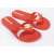 Ipanema Kirei női piros papucs, ferde nézet