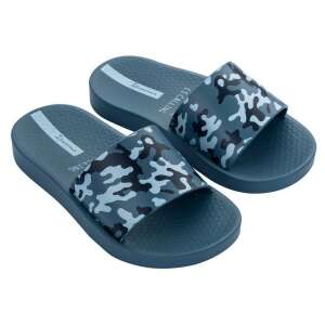 Ipanema Urban IV Slide gyerek papucs kék színben, kamo mintával - Ipanema