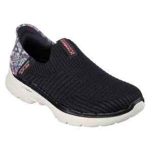 Skechers Go Walk 6 - Tropical Bay női félcipő - fekete 66716820 Női utcai cipők