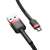 Baseus Cafule 2.4A USB-Micro USB Kabel, 1 Meter, schwarz und rot