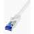 Кабел за свързване Logilink Cat.6A S/FTP Ultraflex, бял, 0.25m