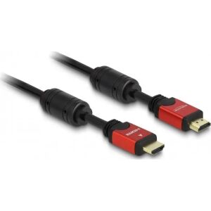 Red and black HDMI cable, 3 meters long, male to male connectors - HDMI Cable