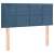 vidaXL sötétkék bársony fejtámla ágyhoz, 100 x 200 cm