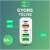 65W charger with 3 USB and 2 USB-C ports, fast charging technology, PD20W, QC3.0, PD15W, 3.1A