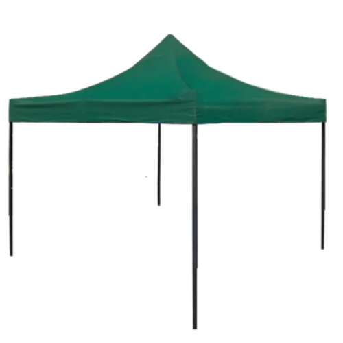 Grüner Gartenpavillon mit Metallrahmen, 3x4,5 Meter, faltbar