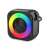 ZQS1205 Mini difuzor Bluetooth LED, portabil, wireless, cu lumini RGB, negru