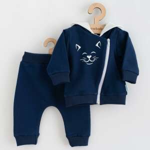 New Baby Baba szabadidő nadrág és pulóver New Baby Animals Cat kék 12-18 hó (86 cm) 94916712 Gyerek melegítők - 86