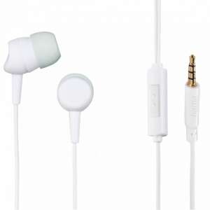 Слушалки с микрофон HAMA Kooky, 3.5 mm, In-Ear, Siri, Google Assistant, Бял 88753374