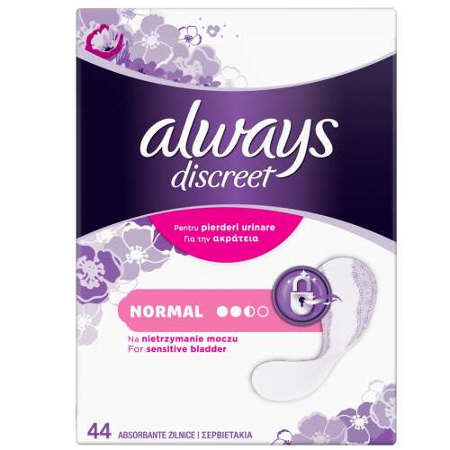 Always Discreet Normal Incontinence Pads 44pcs