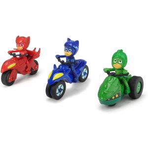 PJ Masks Catboy, Gekko, and Owlette Die-Cast Motorcycle Toys - Character Figure