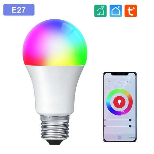 RSH® WB080 Smart WiFi LED Glühbirne, E27, 9W, 800lm, 2700-6500K, RGB, App-Steuerung