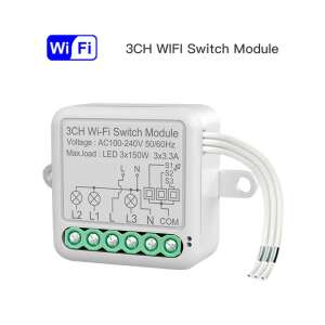 RSH® SB03 WiFi 3 Channel Smart Switch Module - Smart home accessories and accessories
